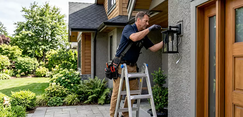 Outdoor and Exterior Light Fixture Installation in Highland City