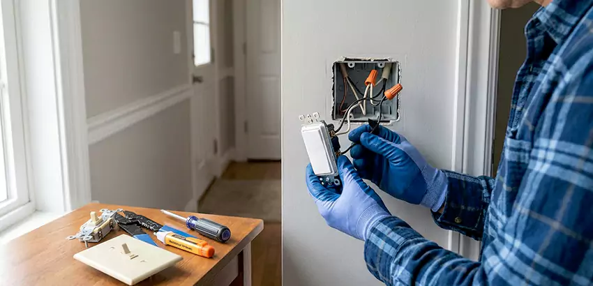 Motion Sensor Light Switch Replacement in Highland City