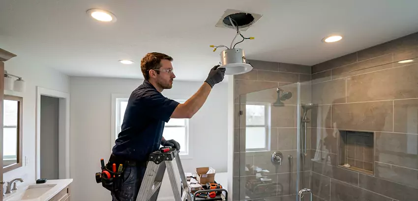 Bathroom and Shower Recessed Lighting Installation in Highland City