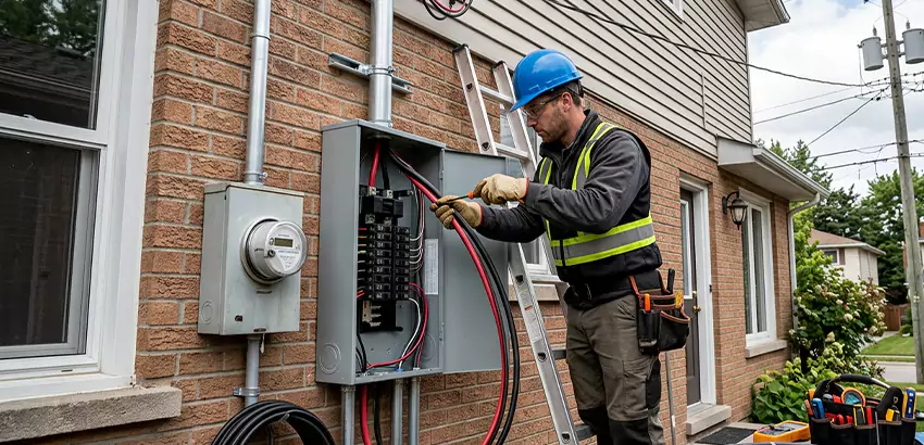 Outdoor Subpanel Installation in Highland City